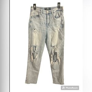 Hollister ultra high rise mom jeans